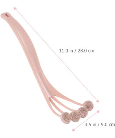 SUPVOX Silicone Back Scrubber Bath Brush - 2 Pack Body Scrubber Handle for Shower - Buy Online on GoSupps.com