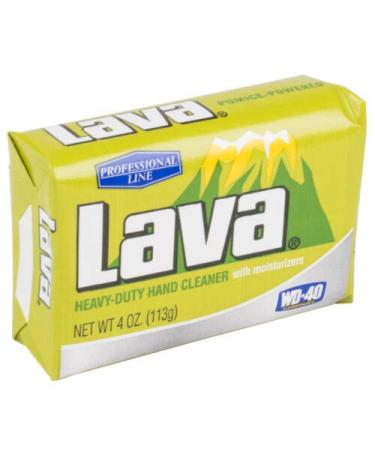 Lava Hand Cleaner Heavy-Duty Pumice Soap - 5 Bars (4 OZ Each) & 2 Wooden Nail Brushes | Professional Line | Moisturizing Formula for Tough Jobs | International Shipping Available - Buy Online on GoSupps.com