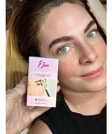 Organic Medium Brown Eyebrow Henna - 100% Natural Formula for Defined and Enhanced Brows - Buy Online on GoSupps.com