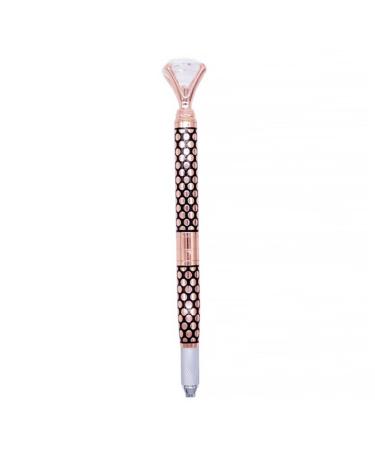 Healvian 3 Embroidery Pen Eyebrow Pen Brow Pencil Makeup Supply Aluminum Alloy Golden