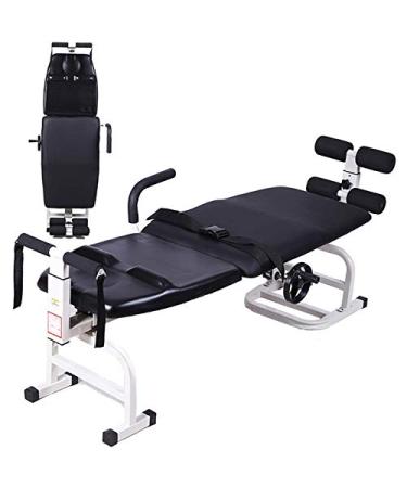 Cervical and Traction Bed Back Traction Device Folding Body Stretching Equipment for Relieve Cervical Back Pain and Fatigue