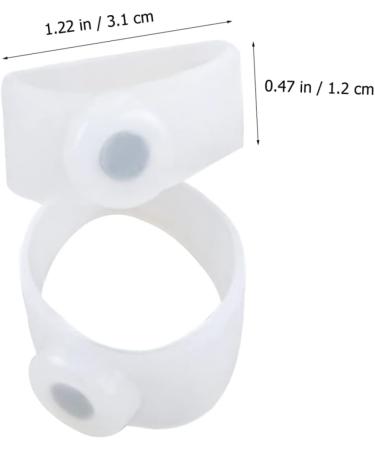 Buy Healeved 25 Pairs Toe Ring Covers - Elastic Band Acupoint Stimulating Toe Covers for Foot Care | Perfect for Travel - Buy Online on GoSupps.com