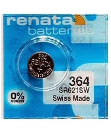 Buy Renata 364 Silver Oxide Batteries (5 Pack) - Long-lasting Power for Watches & Devices | International Shipping Available - Buy Online on GoSupps.com