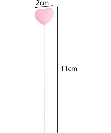 Cake Toppers 5Pcs Cake Toppers Red/Pink Heart No Odor Romantic Happy Birthday Cake Decoration for Festival Cupcake Toppers Cupcake Toppers - Buy Online on GoSupps.com