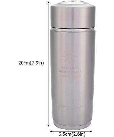 Bouteille d'eau Alcaline en Acier Inoxydable Portable Nano quilibre nerg tique Bio Lonizer Flacon pour Une Vie Saine (Argent) - Buy Online on GoSupps.com