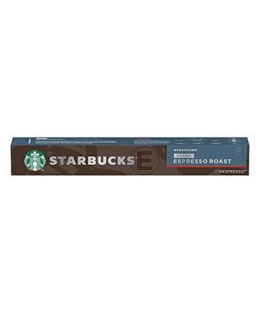 STARBUCKS Starbucks Espresso Decaf Dark Roast for Nespresso Coffee Capsules (1 x 10 Capsules)