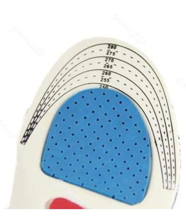 Men's Orthotic Arch Support Shoe Pad | Pain Relief Insoles | Breathable Foot Cushion for Sports | Massaging Silicone Insert for Running & Hiking | Random Fashion Design - Buy Online on GoSupps.com