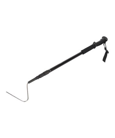 banapoy Retractable Snake Hook 27.6-55.1in Stainless Steel Reptile Grabber Snake Catcher Stick Adjustable Snake Tong Handheld Reptile Pick Up Handling Tools Reptile Hook