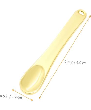 Housoutil 40 Pi ces cuill re cosm tique en m tal cuill res cr me cosm tique grattoir bouteilles outils lotion spatule de maquillage cor enne cuill res cr me pour le visage 0.2X1.2X6CMx4pcs dor x4pcs - Buy Online on GoSupps.com