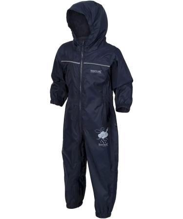 Regatta Kids Puddle Iv All-in-One Suit - Navy (48-60 months) | Unisex Waterproof Overall - Buy Online on GoSupps.com