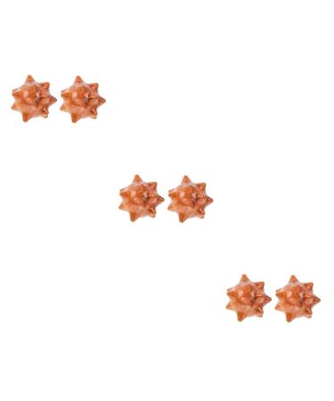 Gleavi handing tools 6 pieces massage pearls Fitnessball body tissue muscle massage device deep tissue massage Staked acupressure massage massage foot massage roller handmole roll 5x5cmx3PCs as shown x 3 pieces