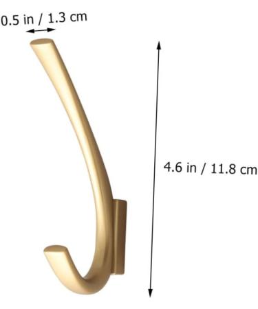 TOVINANNA Bathroom Door Hooks 2pcs Coat Hook Bath Towel Hook Car Hooks Door Back Heavy Duty Wall Hooks Punch Hole Office Bathrobe - Buy Online on GoSupps.com