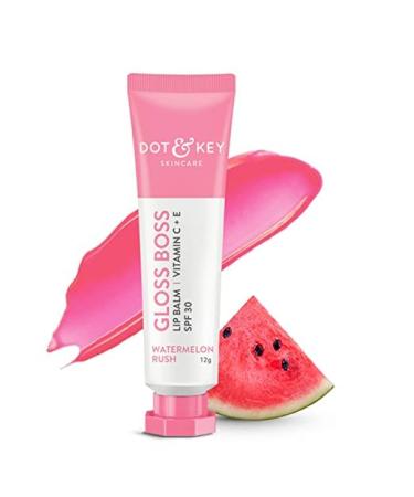 Avoka Naturals Dot & Key Lip Balm Watermelon 12g