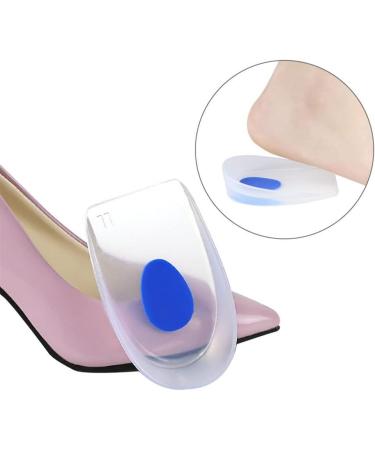 Buy Extra Soft Thick Heel Liner Silicone Protectors for Women | Comfort for Heel Spurs & Cracked Heels - Medium Clear | International Shipping - Buy Online on GoSupps.com