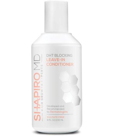 Hair Loss Leave-in Conditioner | DHT Fighting Vegan Formula for Thinning Hair Developed by Dermatologists | Experience Healthier, Fuller and Thicker Looking Hair - Shapiro MD | 1-Month Supply