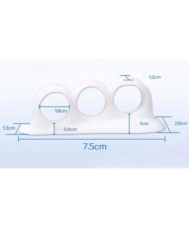ENPAP 5 Pairs Hammer Toe Straightener and Corrector - Soft Gel Crests Splints for Foot Pain Relief and Overlap Prevention - Men & Women - Buy Online on GoSupps.com