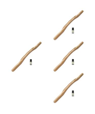 Minkissy roll rod footmuff wooden tools Thai wood health tools body scooters for muscles full -body massage device leg massage wood massage tool stomach