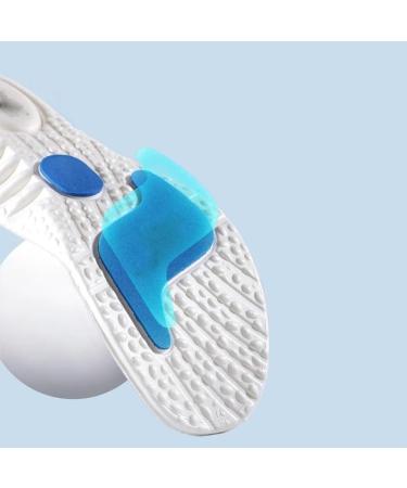 Premium Shock Absorbing Insoles for Running - Breathable Cushioning for Men & Women (Size 41-42 - Buy Online on GoSupps.com