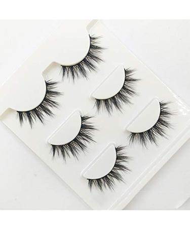 Demarkt 3 Pairs 3D Long Fake Eyelashes - Natural Reusable Eyelash Extensions for Makeup & Cosplay | International Shipping - Buy Online on GoSupps.com