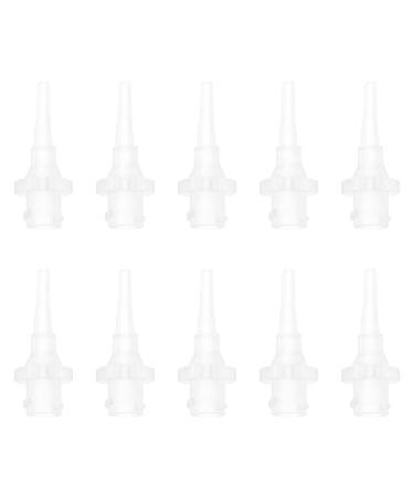 20pcs Irrigation for Earwax Easy Removal Cleaning Tube Wax Transparent Tool Tubes Disposable Tips- Wash Removal System Tubes Accessories Replacement Remover Bottle Washer Ear Transparentx2pcs 3X1.2CMx2pcs