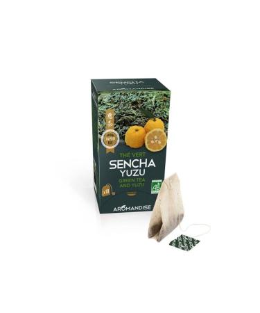 Aromandise Aromandise - Sencha and Yuzu green tea in infusions (18 bags)