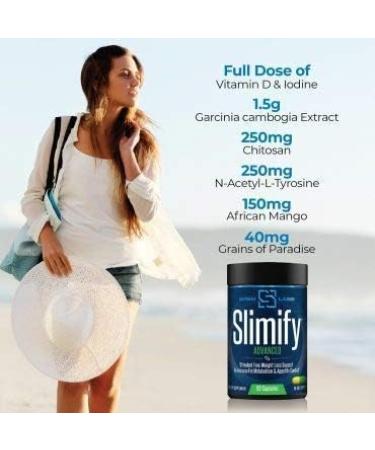 Siren Labs Slimify Advanced Fat Burner & L-Carnitine Elite Combo Pack - Stim Free Weight Loss Support (90 Capsules + 32 Servings) - Buy Online on GoSupps.com