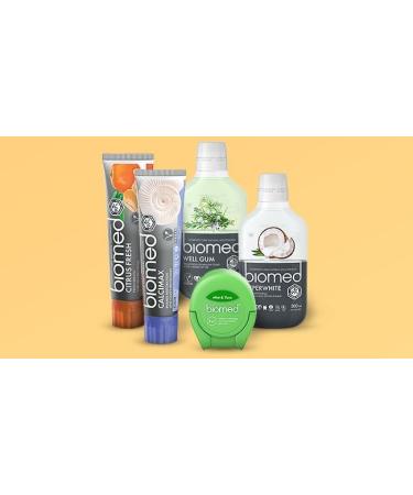 Biomed Triple Charcoal Toothpaste - 98% Natural Tooth Whitening & Gum Care Vegan & SLES-Free 100g - Shop Internationally Now! - Buy Online on GoSupps.com