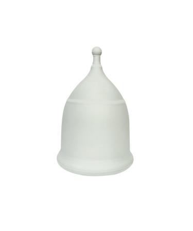 Soft menstrual cup premium design super soft and flexible reusable menstrual cup made of silicone menstrual cup for 12 hours white large