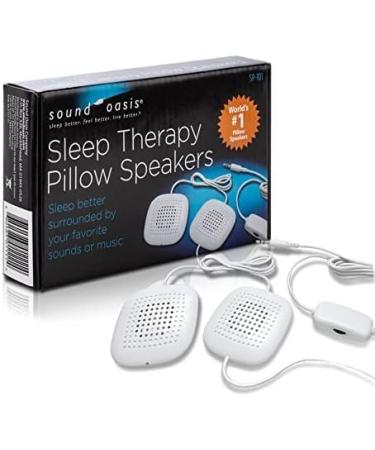 Sound Oasis Dual Pillow Speaker with Volume Control - Ideal for MP3 Music and Tinnitus Relief - Buy Online on GoSupps.com