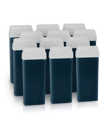 Roll On Azulene Hair Removal Wax - 12 Refills - Easy to Spread and Remove