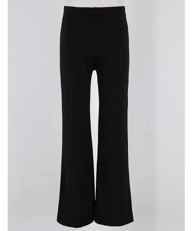 Boys Black Bootcut Dance Pants | TAIKMD Sweatpants for Jazz Latin Tango | Size 8 - Buy Online on GoSupps.com