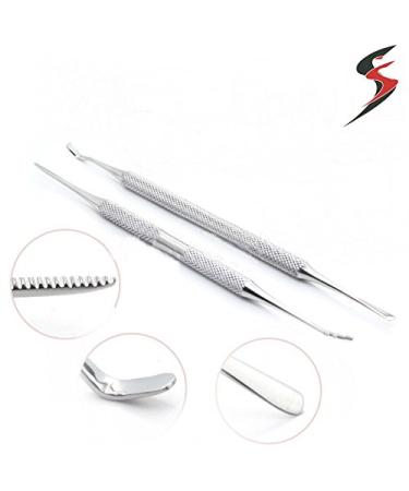 Toe Nail File & Lifter Kit Double Ended INGROWN SIDE EDGES Chiropody Podiatry SS