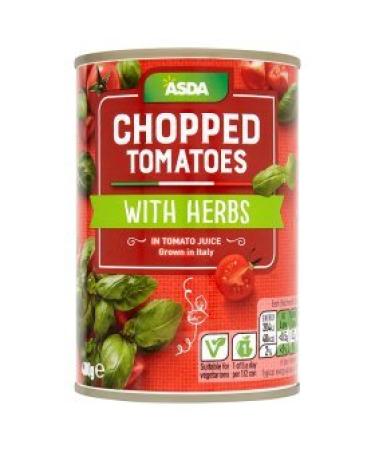 ASDA Chopped Tomatoes with Herbs 400g