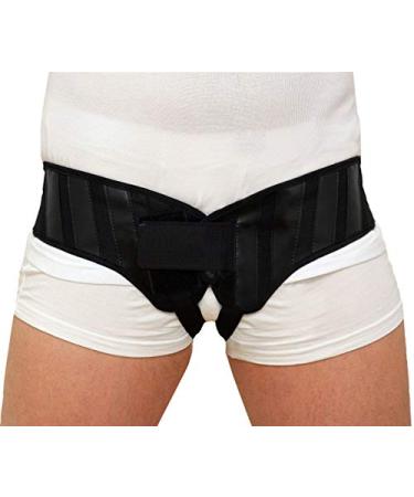 Hernia Belt Double Sided Hernia Truss Support Inguinal Belt (Small 70-80 cm (27 6-31 5"))