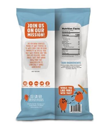 Spudsy Sweet Potato Fries | Vegan, Gluten-Free Snacks | Plant-Based, Allergen-Free, Non-GMO, Kosher | Superfood 2 Pack - 4 oz Bags (Cheese Fry / Sea Salt Fry) - Buy Online on GoSupps.com