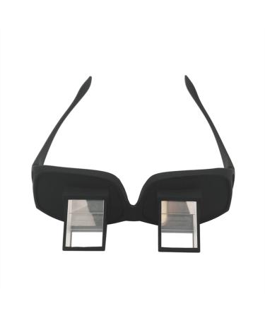 Lazy Reading Glasses Prism Glasses Lying Down in Bed Prism Spectacles Horizontal Eyeglasses for Reading Watching TV Unisex