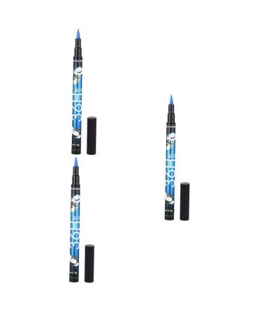 FRCOLOR 3Pcs Liquid Eyeliner Eyeliner Pen Color For Women Party Makeup Size 1x3pcs as shown x 3pcs