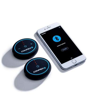 Compex Mini Wireless Electric Muscle Stimulator EMS with Tens 2 Pods, Smartphone Compatible with Mobile App Apple & Android for Workouts & Training Log - Buy Online on GoSupps.com