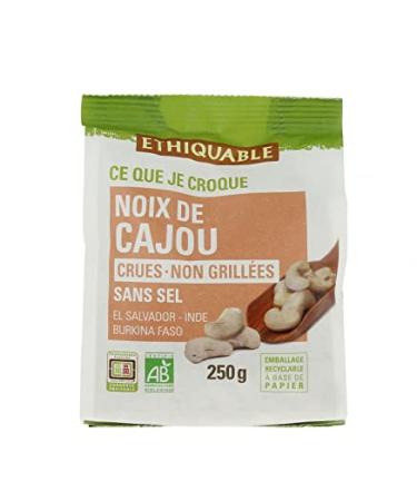 Raw Cashews - Unroasted Without Organic & Fair Trade Salt