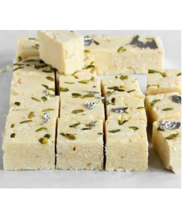 White Barfi 250g Indian Traditional Sweet Best Gift For All Occasions Raksha Bandhan Diwali Holi Ganesh Chaturthi Festival Treat For Family & Friends