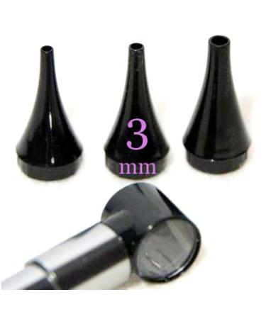 60 Count - Dr Mom 3 mm Disposable Otoscope Specula - Premium Quality for Dr Mom Third Generation Slimline and Original Model otoscopes ONLY