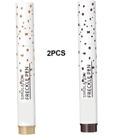 2PCS Freckle Makeup Tool Natural Lifelike Freckles Makeup with Longlasting Waterproof Function - Buy Online on GoSupps.com