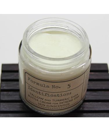 GREEN RIVER BASIN SOAPWORKS Formula 5 Tallow Cream (4 oz) - Ultra-rich Moisturizer with Mountain-Grazed Tallow Turmeric Shea Butter & Rice Bran Oil - Deep Hydration for Dry or Sensitive Skin - Buy Online on GoSupps.com