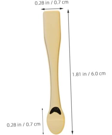  Healeved Healeved Set of 12 Face Cream Applicators Makeup Spatulas Mini Cosmetic Spoons Sturdy and Easy to Clean for a Beauty Routine - Buy Online on GoSupps.com