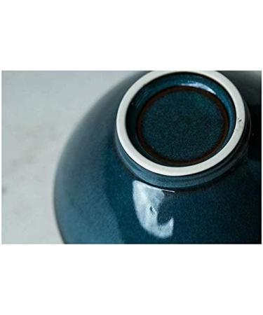 Bowl Snack Dip Bowls Dishware Vintage Ceramic Rice Bowl 6 inch Fruit Salad Bowl Creative Soup Bowl Blue Noodle Bowl Household Cereal Bowl Compatible with Kitchen Restaurant Gifts - Buy Online on GoSupps.com