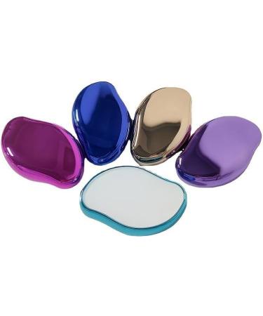 CrystalGlide Reusable Crystal Hair Eraser for Effortless Hair Removal - Gentle Skin Exfoliation - Perfect for Men and Women - Glossy Dark Blue - Buy Online on GoSupps.com