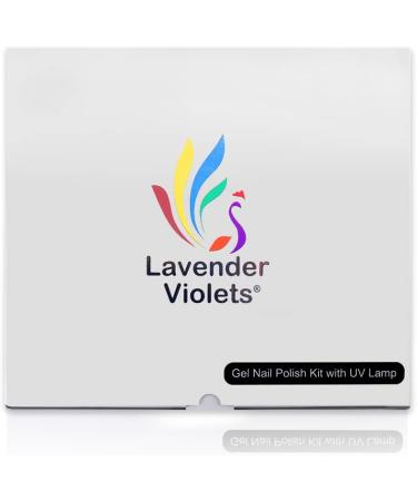 Lavender Violets 48 Gel Polishes UV LED Nail Lamp Kit with Nail Brushes & Top Coats - Q975 Collection - Buy Online on GoSupps.com