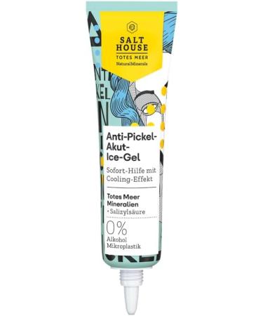 Salthouse Natural Minerals Acute Pimple Relief Ice Gel - Instant Relief with Cooling Effect - For Acute Pimples and Blemishes - 15ml - Buy Online on GoSupps.com