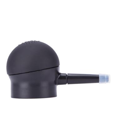 PLAFOPE 2 Pcs Silicone Nozzle Hair Fibers Pump Applicator Spray Hair Gel Fiber Sprayer Plastic Abs Black