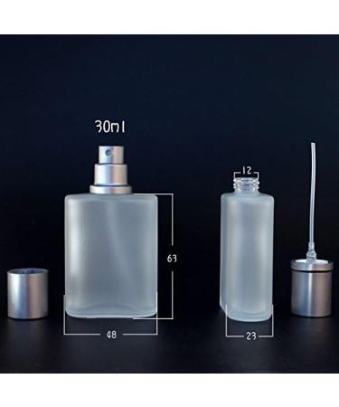 Buy HugeDE 30ML Empty Glass Spray Bottle Pump Atomizer - Perfect Travel Perfume Bottle (2 Pack) - Buy Online on GoSupps.com